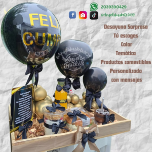 desayuno sorpresa con globos