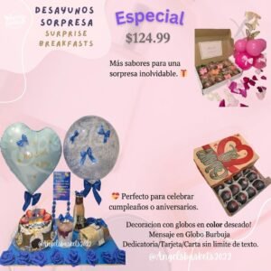desayuno de regalo personalizado
