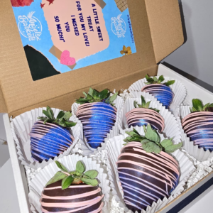 fresas con chocolate de regalo