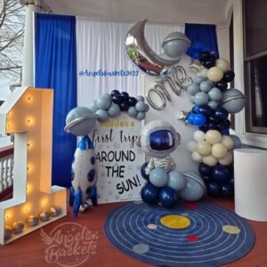 decoracion para fiestas tematica astonautica
