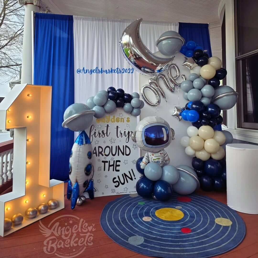 decoracion para fiestas tematica astonautica